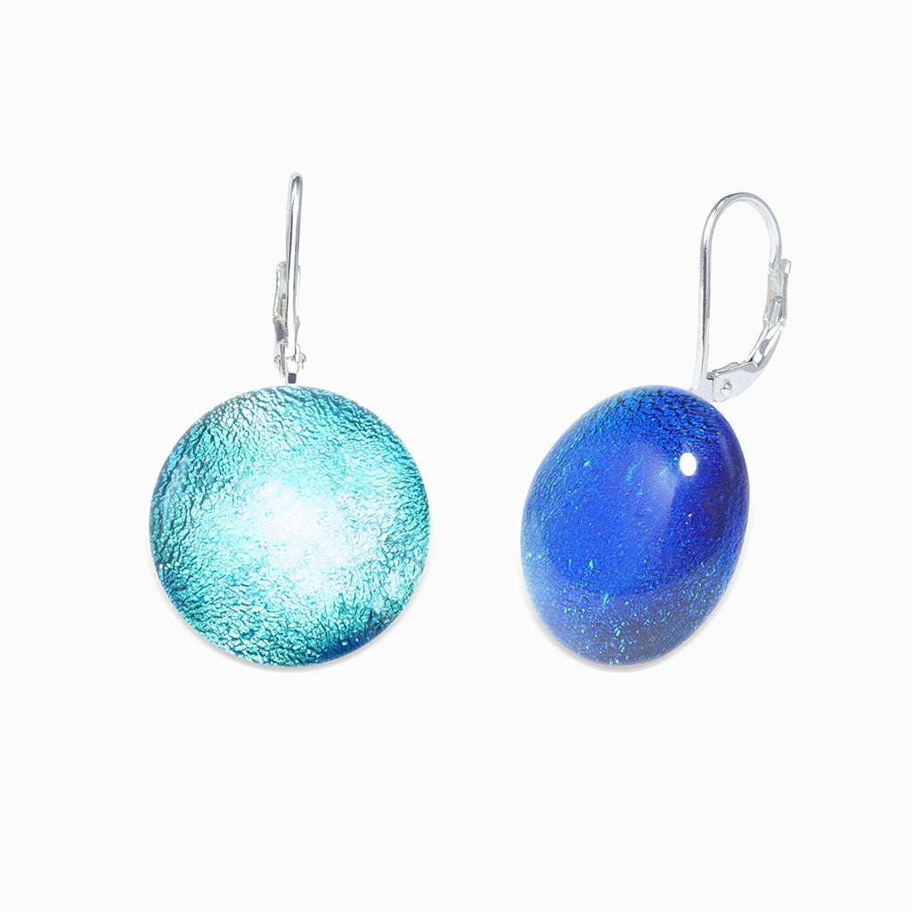 DANGLE ECLIPSE ROUND EARRINGS