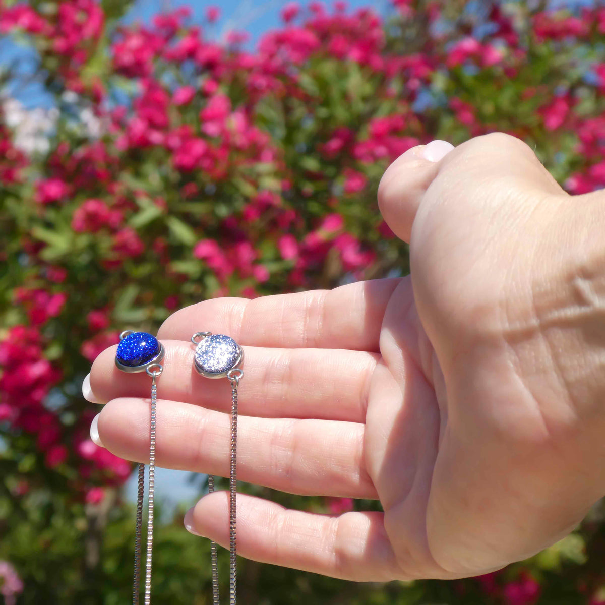 BRACELET STARRY BLUE ~ INDIGO | ST. STEEL | PERFECT FIT | REFLET