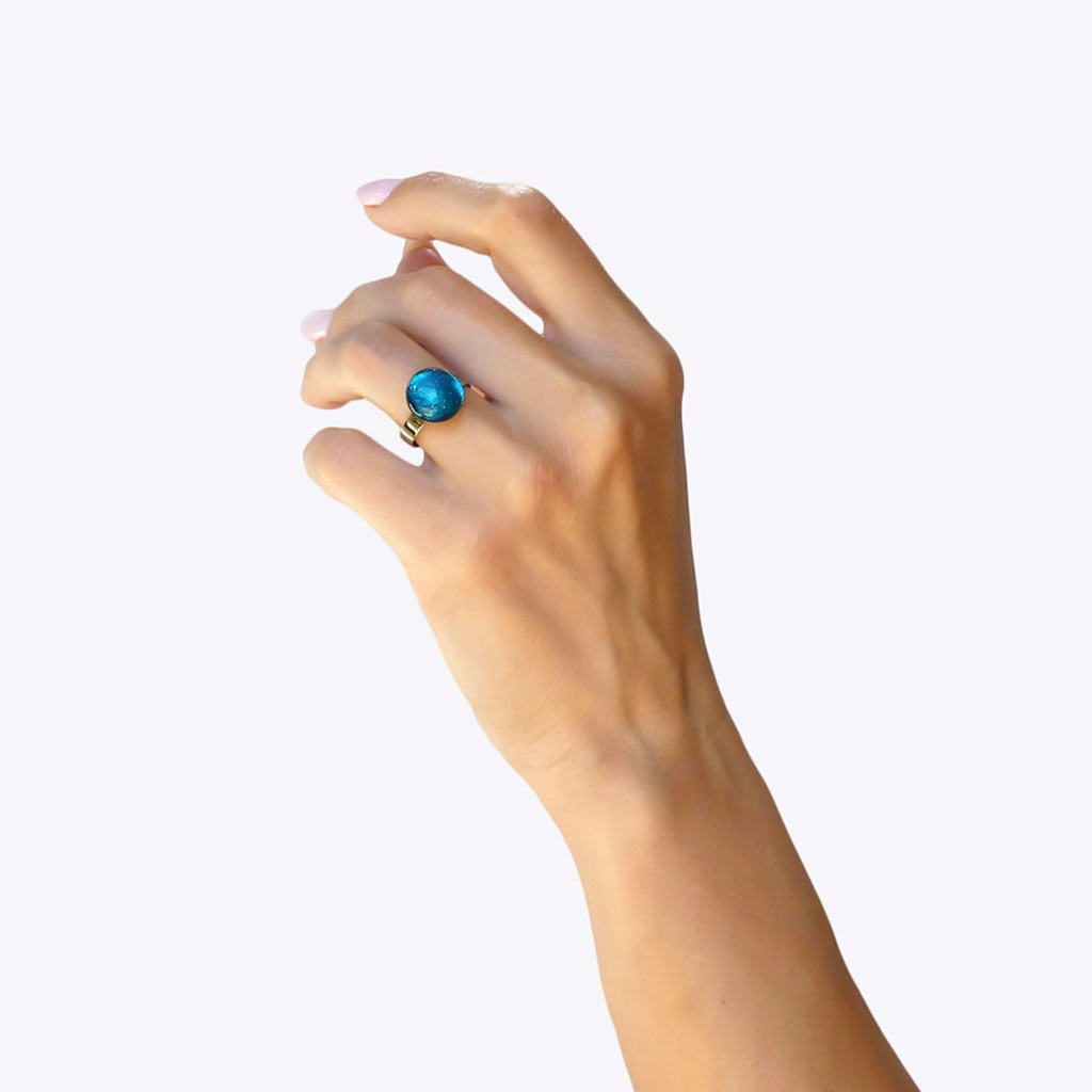 RING TURQUOISE ~ NIGHT BLUE | ECLIPSE | REFLET