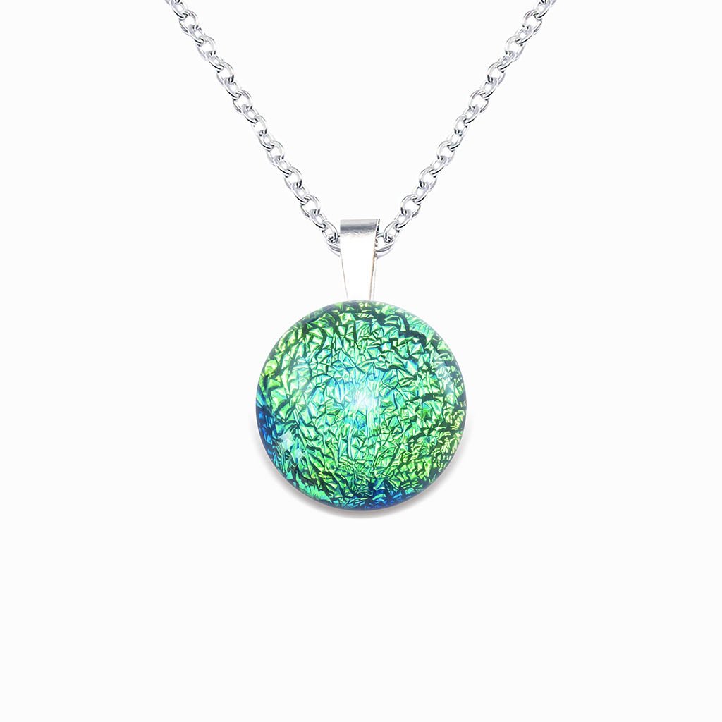 Microcosmoses NECKLACE NECKLACE GREEN KELLY ~ BLUE BELIZE | ECLIPSE | REFLET