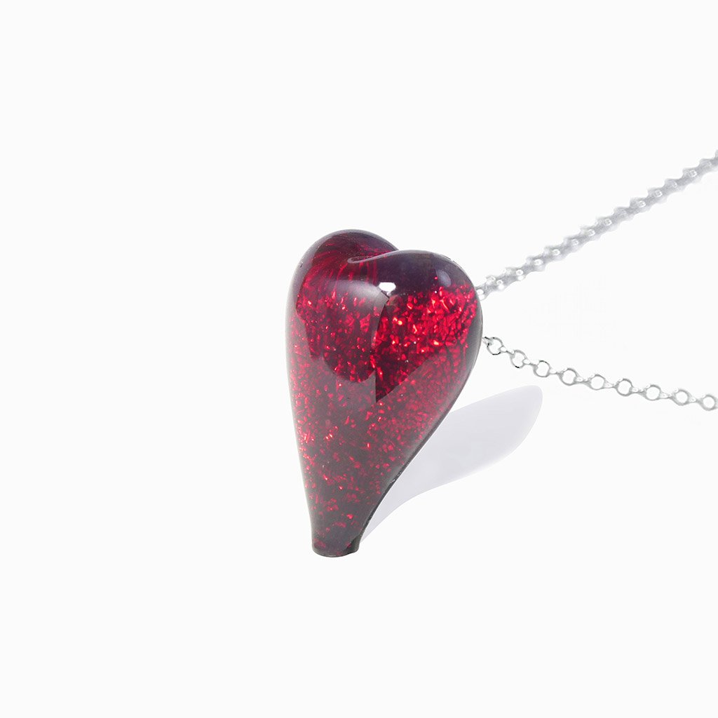 Microcosmoses NECKLACE NECKLACE RED | HEART | REFLET