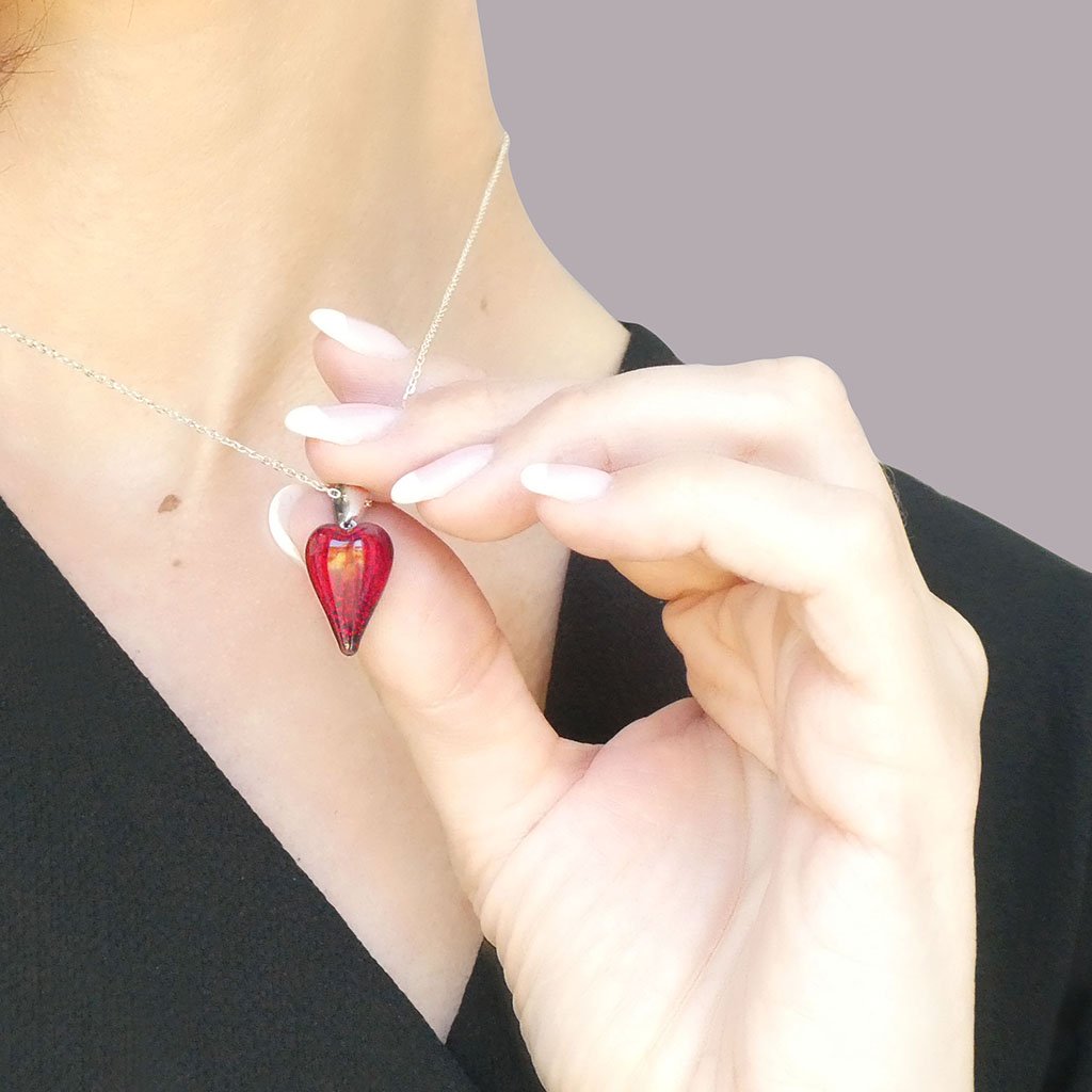 Microcosmoses NECKLACE NECKLACE RED | HEART | REFLET