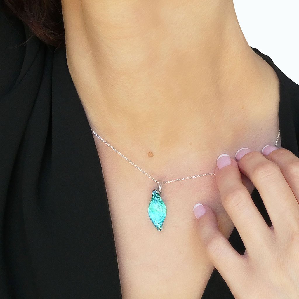 Microcosmoses NECKLACE NECKLACE TURQUOISE ~ NIGHT BLUE | ALMOND | REFLET