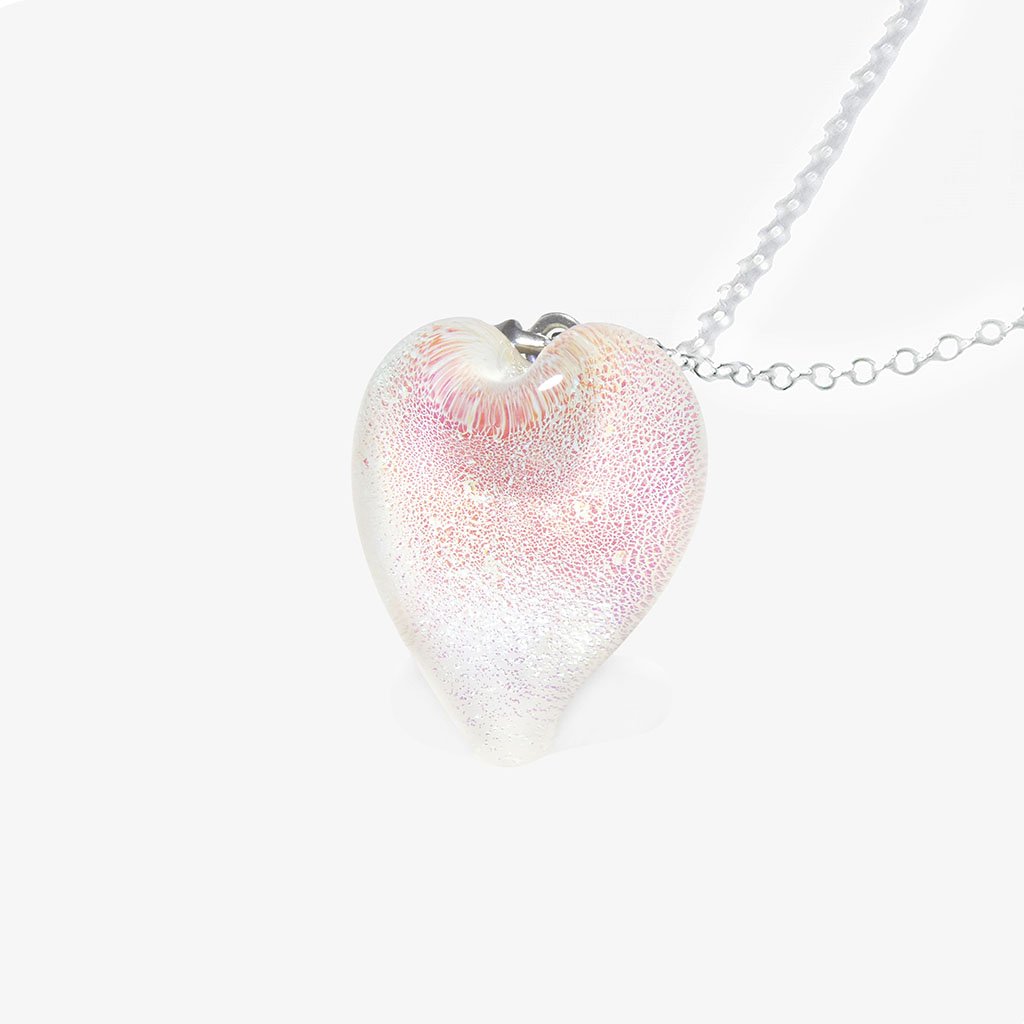 Microcosmoses NECKLACE NECKLACE WHITE RIVER | HEART | REFLET