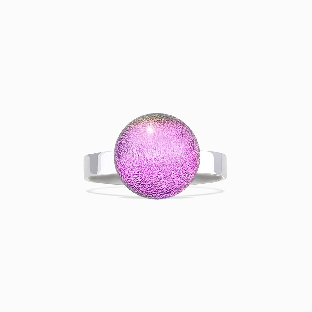 Microcosmoses RINGS GLASS REFLET RING FRENCH PINK ~ GOLD | ECLIPSE | REFLET