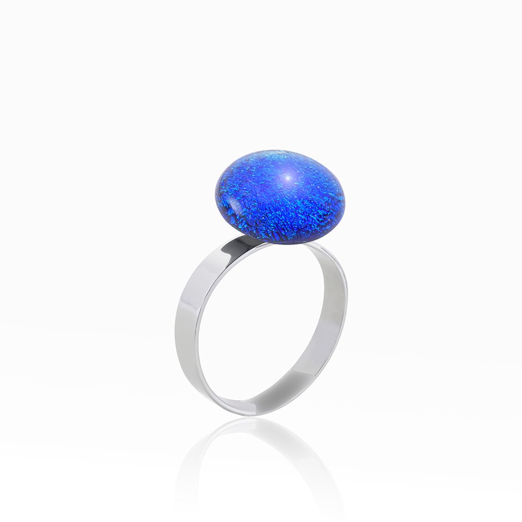 Exclusive Design Oval Lapis Lazuli Silver Ring | Boutique Ottoman Exclusive