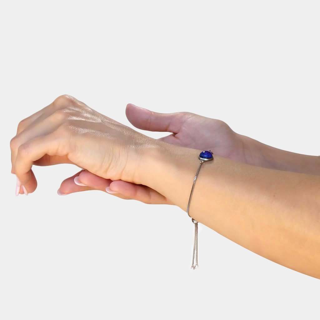 Microcosmoses BRACELET STEEL BRACELET STARRY BLUE ~ INDIGO | ST. STEEL | PERFECT FIT | REFLET