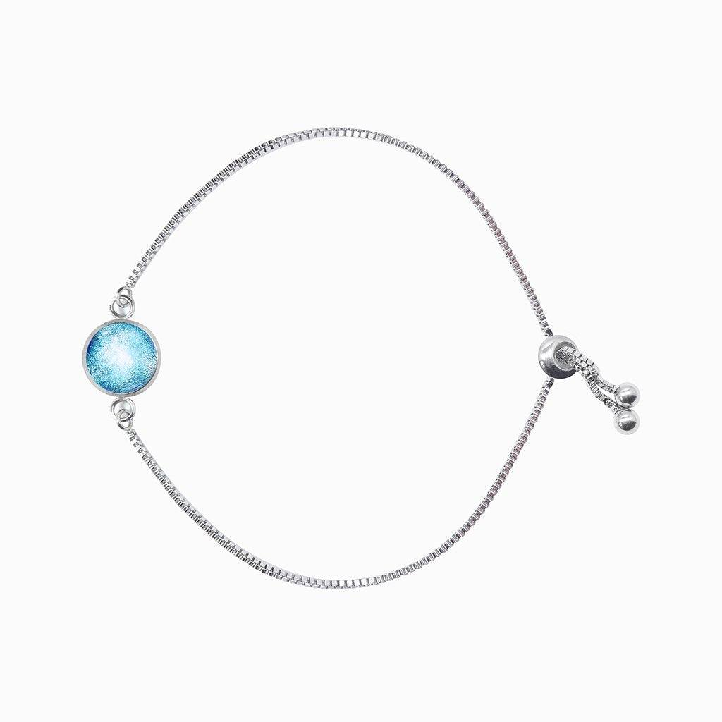 Microcosmoses BRACELET STEEL BRACELET TURQUOISE ~ NIGHT BLUE | ST. STEEL | PERFECT FIT | REFLET