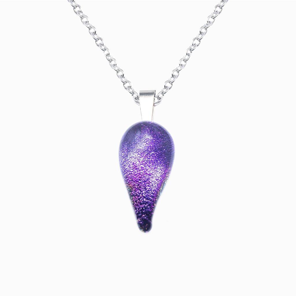 Microcosmoses NECKLACE NECKLACE INDIGO ~ ETERNAL FUSHIA | DROP | REFLET