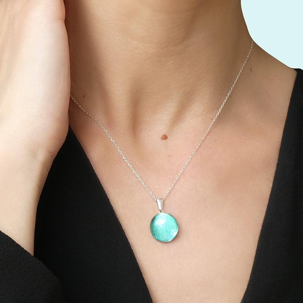 Microcosmoses NECKLACE NECKLACE TURQUOISE ~ NIGHT BLUE | ECLIPSE | REFLET