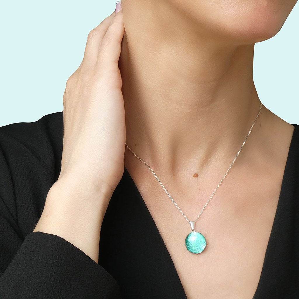 Microcosmoses NECKLACE NECKLACE TURQUOISE ~ NIGHT BLUE | ECLIPSE | REFLET