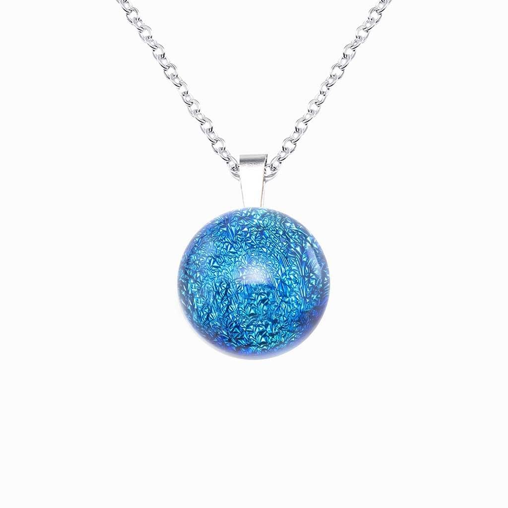 Microcosmoses NECKLACE NECKLACE VERT DE BLEU ~ TEAL | ECLIPSE | REFLET