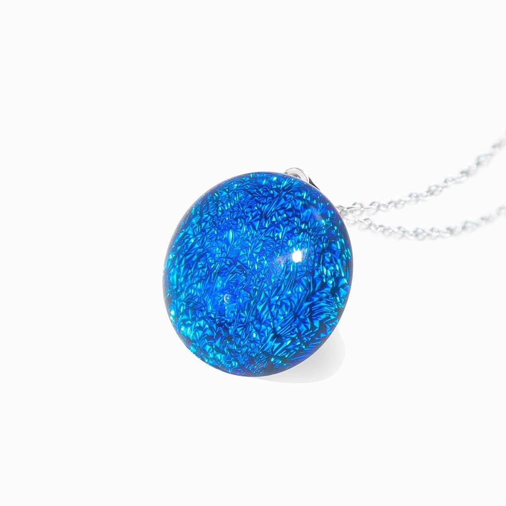 Microcosmoses NECKLACE NECKLACE VERT DE BLEU ~ TEAL | ECLIPSE | REFLET